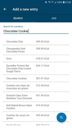 FoodTracker PFA